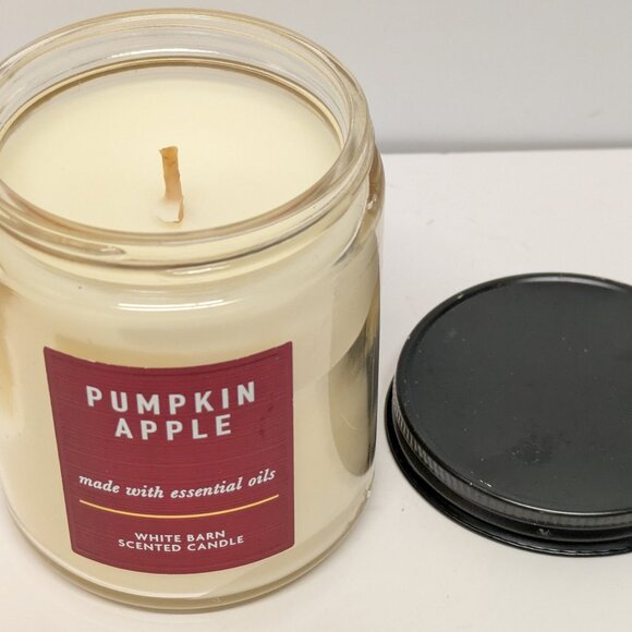 NEW! Bath & Body Works Glass Tumbler Candle - Apple Pumpkin, 7oz (198g) - Picture 3 of 4